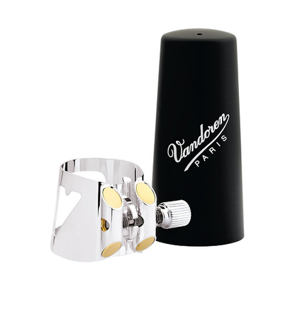 Vandoren Alto Clarinet Optimum  Ligature with Plastic Cap - LC03P - Poppa's Music 