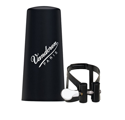 M/O Vandoren Ligature & Cap for Alto Clarinet Mouthpiece - Poppa's Music 