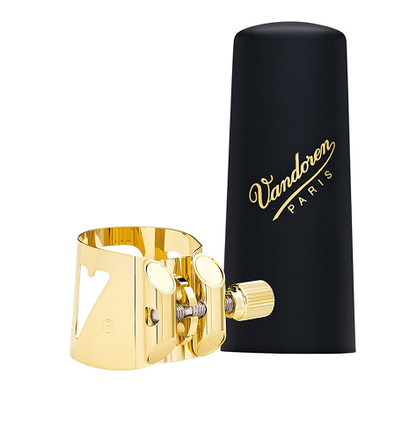 Vandoren Optimum Baritone Sax Ligature & Plastic Cap - LC09P - Poppa's Music 