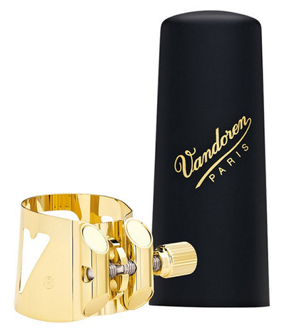 Vandoren Optimum Gold Tenor Sax Ligature for Metal V16 Mouthpieces - LC080P - Poppa's Music 
