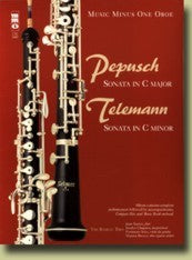 Music Minus One Oboe: Pepusch - Sonata in C Major; Telemann - Sonata in C Minor - 3407 - Poppa's Music 