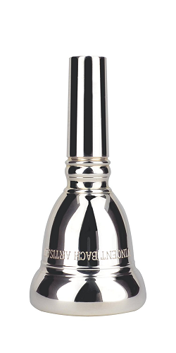 Bach Artisan Large Shank / Bass Trombone Mouthpiece Silver Plated - A441 - Poppa's Music 