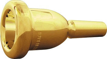 Bach Classic Series Gold Plated Large Shank Trombone Mouthpiece - 341GP - Poppa's Music 