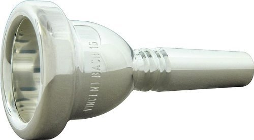 Bach Silver Plated Large Shank / Bass Trombone Mouthpiece - 341 - Poppa's Music 