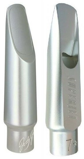 JodyJazz SUPER JET Tenor Saxophone Mouthpieces - Silver Plated Brass - Poppa's Music 