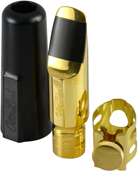 Otto Link Gold Plated Alto Sax  Mouthpiece - Poppa's Music 