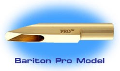 SR Tech Pro Gold Plated Bari Sax Mouthpiece - Poppa's Music 