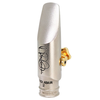 Theo Wanne MINDI ABAIR 2 Signature Alto Sax Rhodium Plated Mouthpiece - Poppa's Music 