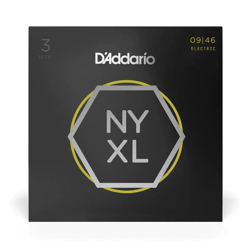 D'addario Nickel Wound, Super Light Top , Regular Bottom, 09-46 Electric Guitar Strings - Poppa's Music 