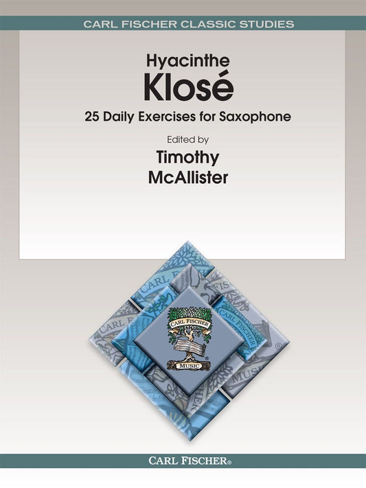 Hyacinthe Klosé 25 Daily Exercises for Saxophone - O1718 - Poppa's Music 