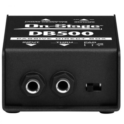 On-Stage DB500 Passive DI Box - Poppa's Music 