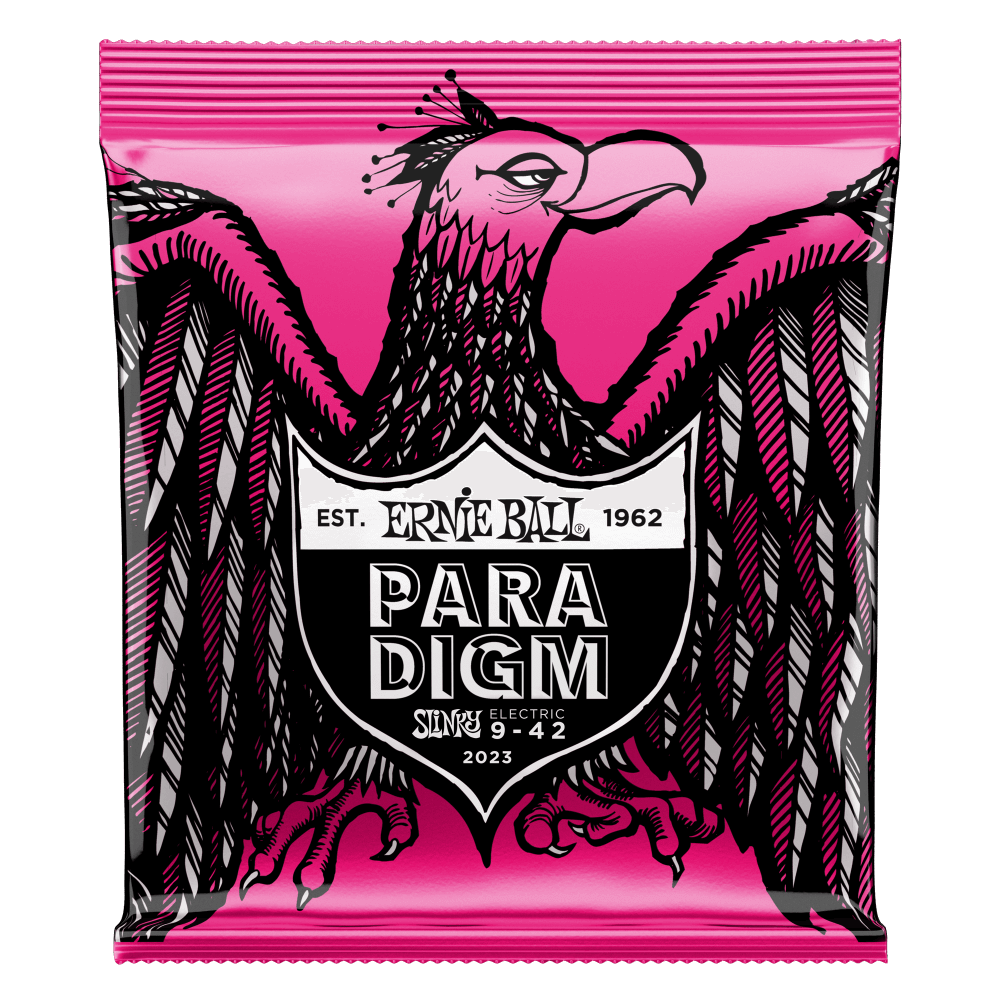 Ernie Ball Super Slinky Paradigm Electric Guitar Strings - 9-42 Gauge - Premium Electric Guitar Strings from Ernie Ball - Just $14.99! Shop now at Poppa's Music