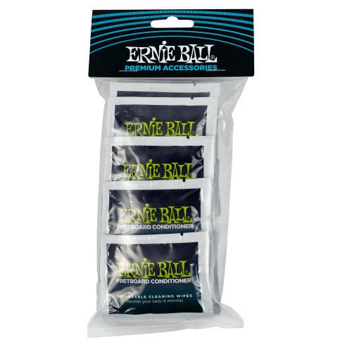 Ernie Ball Wonder Wipes Fretboard Conditioner 20 Pack - P04247 - Poppa's Music 