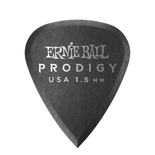Ernie Ball 1.5mm Black Standard Prodigy Picks 6-pack - Poppa's Music 