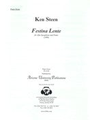 Festina Lente Alto Sax & Piano by Steen/Piano Score-Ps2128 - Poppa's Music 