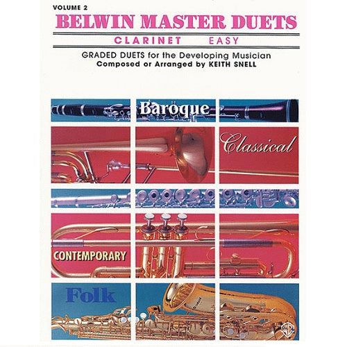 Belwin Master Duets Clarinet Vol. 2 Easy - Poppa's Music 