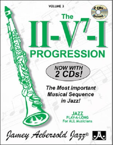 Jamey Aebersold Volume 3: The II-V7-I Progression - Poppa's Music 