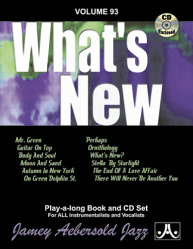 Jamey Aebersold Volume 93: What's New - Poppa's Music 