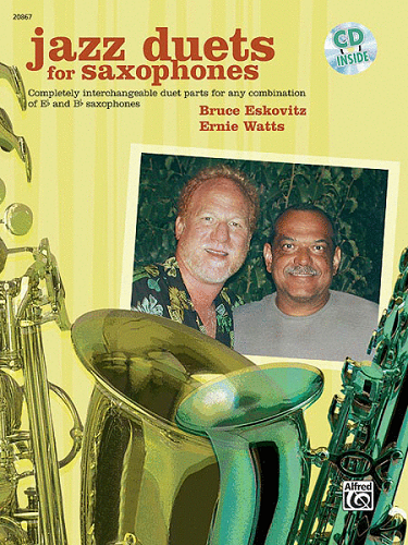 Jazz Duets For Saxophones By Bruce Eskovitz & Ernie Watts - Poppa's Music 
