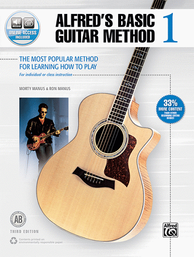 Alfred's Basic Guitar Method 1 (Third Edition) - By Morty Manus and Ron Manus -00-33304 - Premium Book from Alfred Music - Just $7.99! Shop now at Poppa's Music