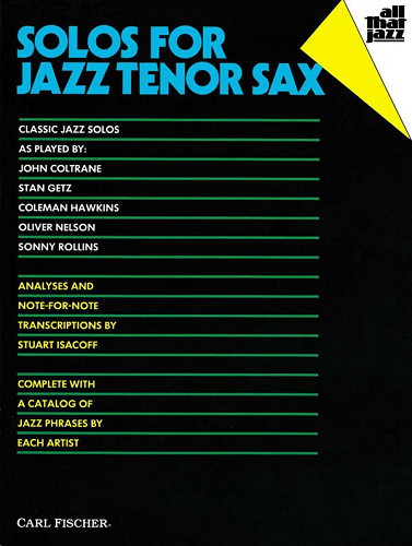 Solos For Jazz Tenor Saxophone - Poppa's Music 