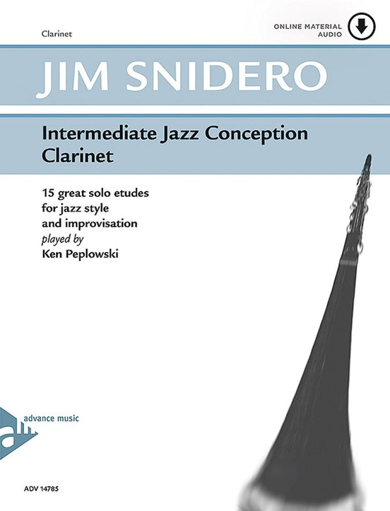 Intermediate Jazz Conception: Clarinet By Jim Snidero - Poppa's Music 