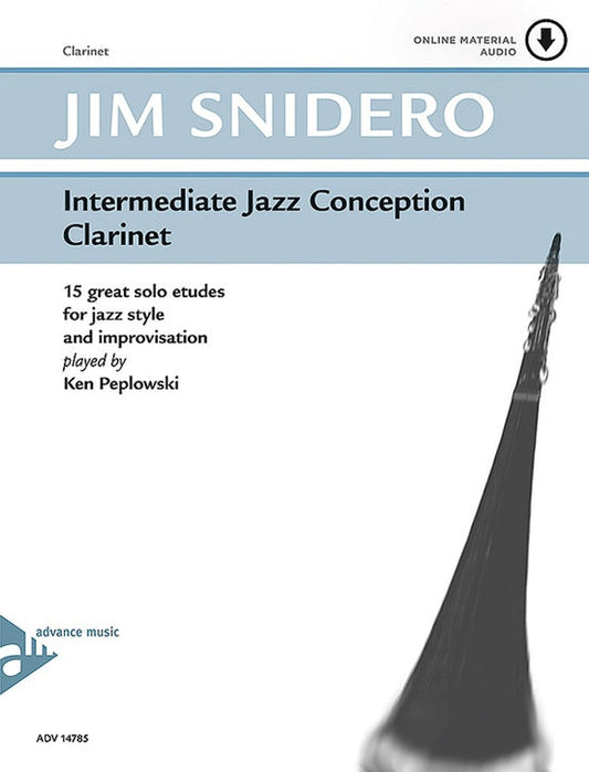 Intermediate Jazz Conception: Clarinet By Jim Snidero - Poppa's Music 