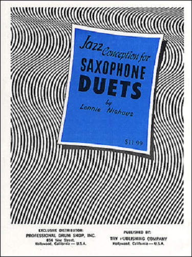 Jazz Conception for Saxophone Duets - By Lennie Niehaus - Poppa's Music 