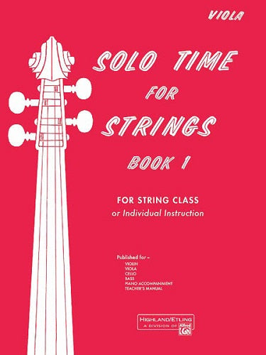 Solo Time for Strings: Viola, Book 1 - Poppa's Music 