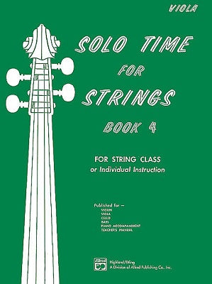Solo Time for Strings: Viola, Book 4 - Poppa's Music 