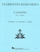 BRIXTON BOOK - CONZONA FOR 4 FLUTES - BUSS - Poppa's Music 