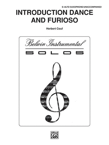 Introduction, Dance and Furioso For Alto Saxophone By Herbert Couf - Poppa's Music 