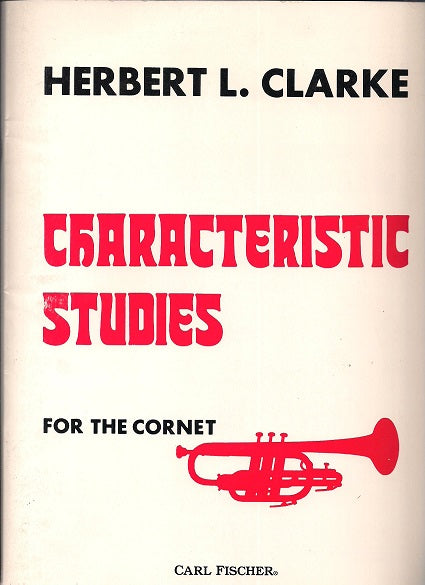 Characteristic Studies for Cornet - by Herbert L. Clarke - Poppa's Music 