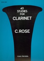 ROSE 40 STUDIES FOR CLARINET BOOK 1 - O437 - Poppa's Music 
