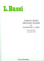 BASSI 27 VIRTUOSO STUDIES FOR SAXOPHONE - O61 - Poppa's Music 