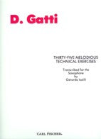 Gatti 35 Melodious Technical Exercises for Sax - O1263 - Poppa's Music 