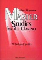 OPPERMAN MASTER STUDIES FOR CLARINET - 5478 - Poppa's Music 