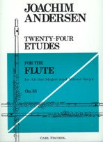 ANDERSEN 24 ETUDES FOR THE FLUTE - O2984 - Poppa's Music 