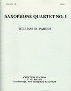 PARDUS SAXOPHONE QUARTET NO. 1 - 100 - Poppa's Music 