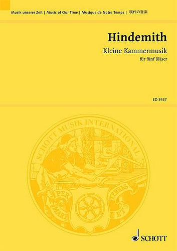 Kleine Kammermusic, Op. 24, No. 2 for Woodwind Quintet by Paul Hindemith - Poppa's Music 