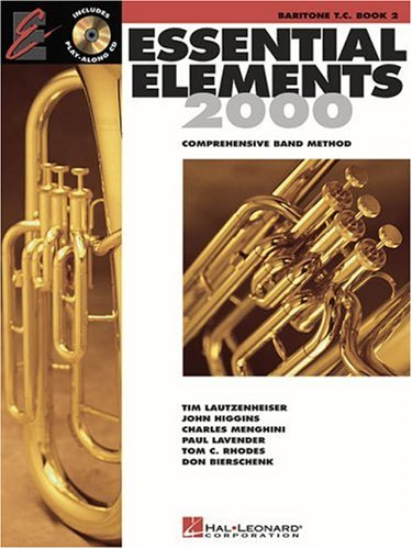 Essential Elements 2000: Baritone T.C., Book 2 w/ CD - Poppa's Music 