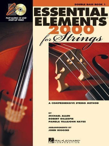 Essential Elements 2000 for Strings: Double Bass, Book 1 w/ CD & Dvd - Poppa's Music 