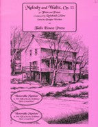 REINHOLD GLIERE MELODY & WALTZ OP 35 FOR FLUTE - EDG35 - Poppa's Music 