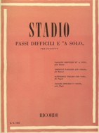 Stadio Difficult Passages and Solos for Bassoon - 1221 - Poppa's Music 