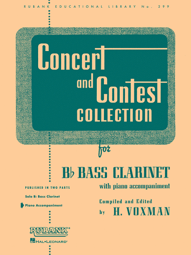 Concert & Contest Collection for Bass Clarinet: Piano Acc. - Poppa's Music 