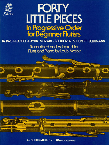 Forty Little Pieces for Flute & Piano Arr. Louis Moyse - Poppa's Music 