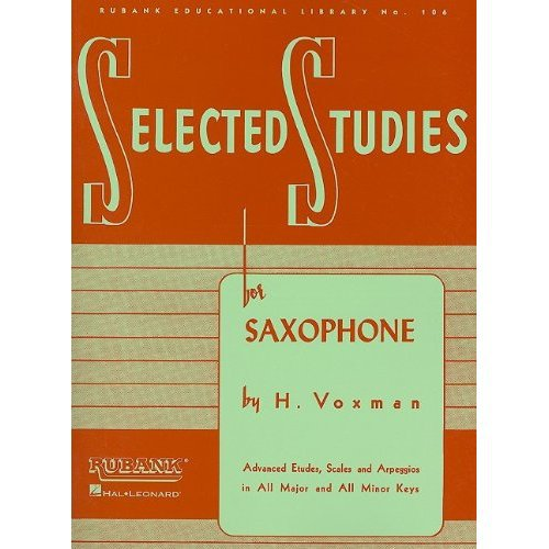 Rubank Selcted Studies for Saxophone - H. Voxman - Poppa's Music 