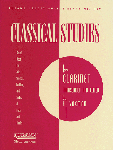 Classical Studies for Clarinet Ed. H. Voxman - Poppa's Music 