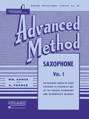 Rubank Advanced Band Method: Saxophone, Volume 1 & 2 - Poppa's Music 