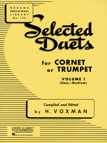 Rubank Selected Duets for Cornet or Trumpet, Volume 1 or Volume 2 - Poppa's Music 